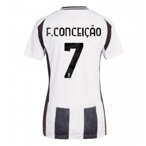 Juventus Francisco Conceicao #7 Dámské Domácí Dres 2024-25 Krátký Rukáv